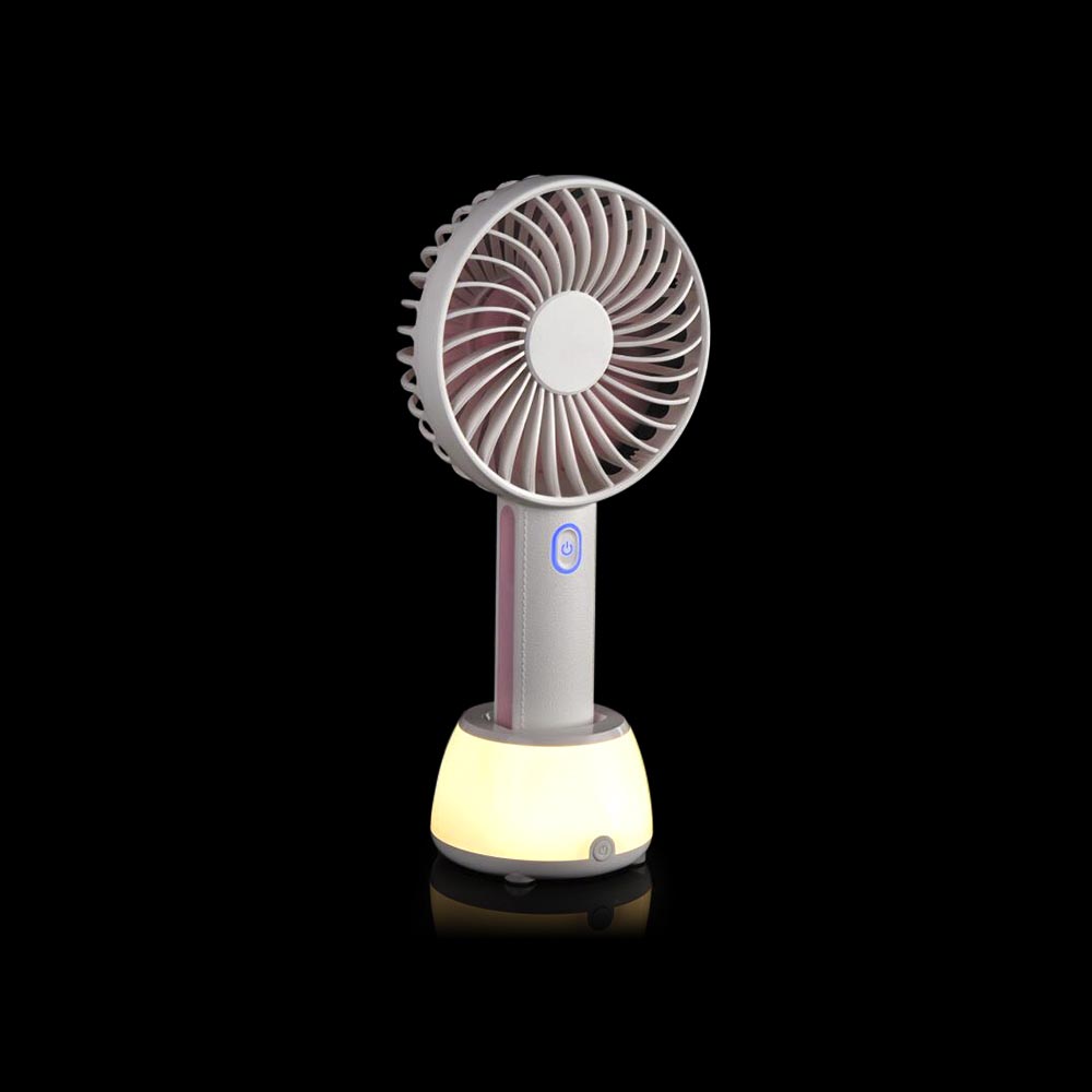 PORTABLE FAN  with colourful LED light